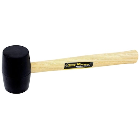 Steel Grip Steel Grip 16 oz Mallet Rubber Head Wood Handle 2259323